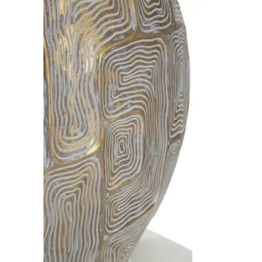 LAMPA STOŁOWA Z ŻYWICY ECLIPS 38X64 cm
